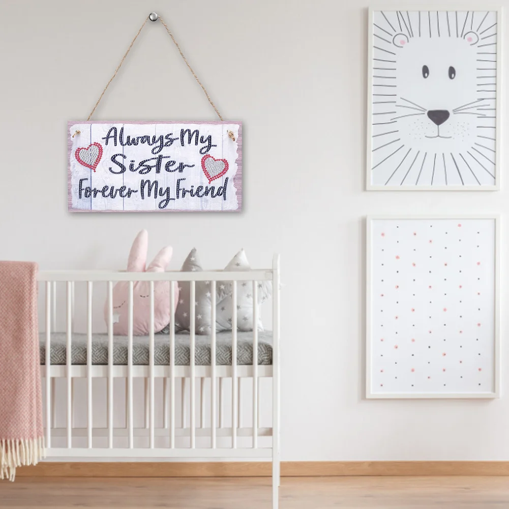 5D DIY Letters Part Special Drill Hanging Diamond Painting Decor