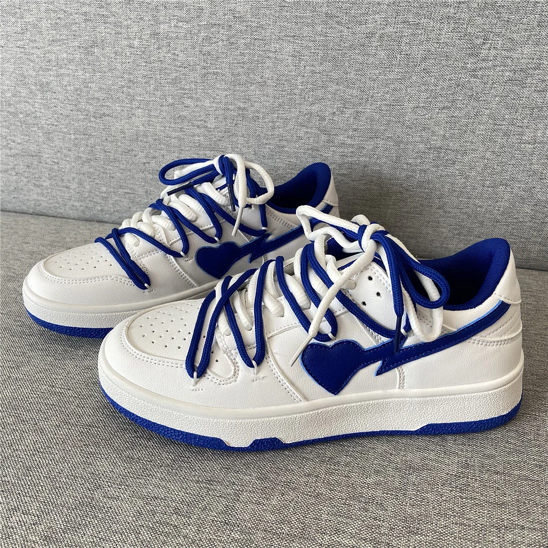 Breakj Spring Women's Sneakers Korean Design Blue Small White Platform Sports Shoes Casual Canvas Flat Tennis Basket Vulcanize