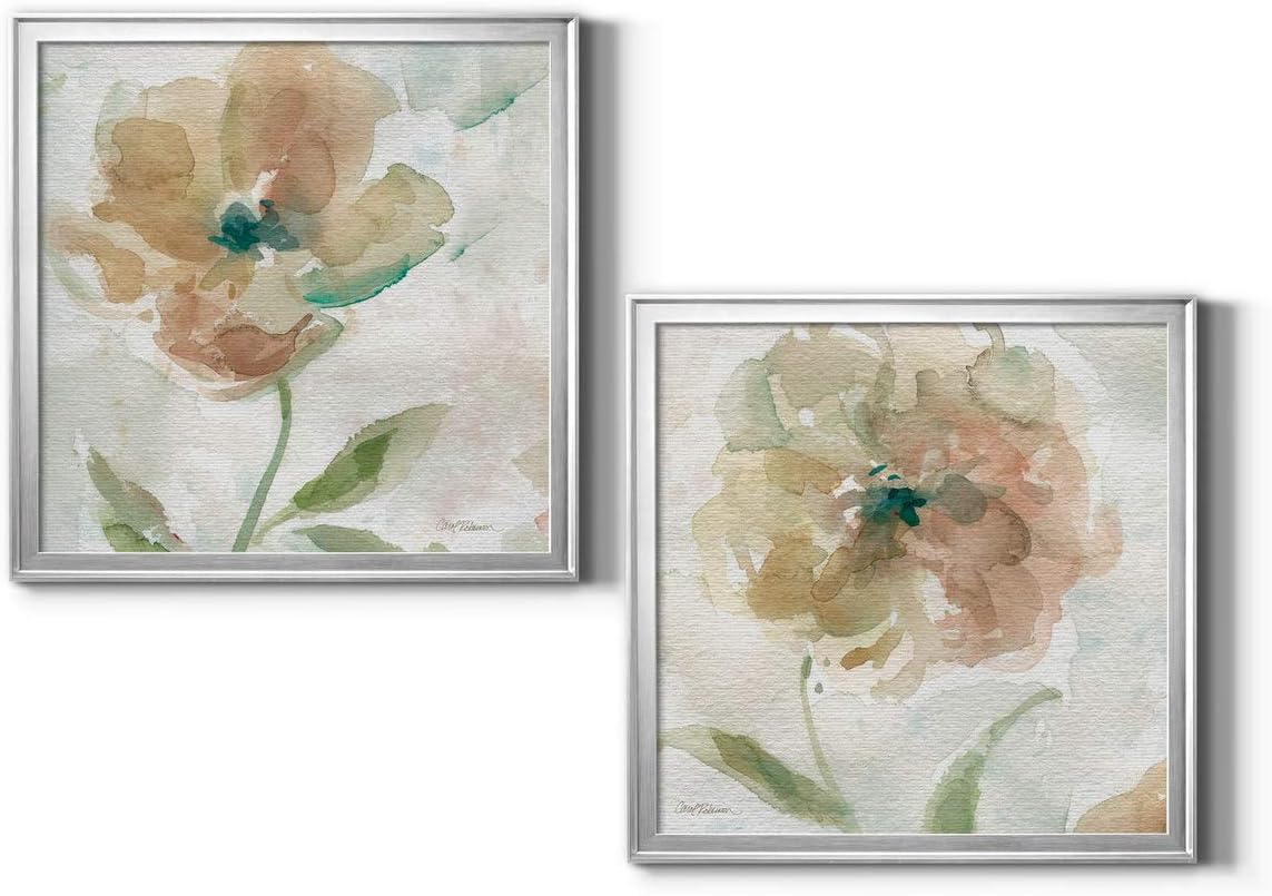 Neutral Color Wall Art, Wall Dcor Canvas, Beaches, Floral, Animals, Bohemian, & Vintage Styles, Ready to Hang -Silver Framed, Sunny Afternoon VII 22X22 22X22