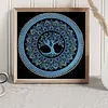 DIY-Baummandala-Perlen-Mal-Kunstsets 25x25 cm ohne Rahmen Hauswanddekoration