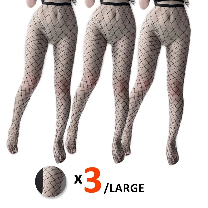 Billionm Pcs Set Womens High Waist Tights Breathable Sexy Fishnet Stockings Cosplay Bunny Stretchy Fabric Pantyhose Fashion SocksNew