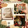 DIY Diamond Mosaic Keychain Christmas Countdown Mystery(Christmas-12pcs)