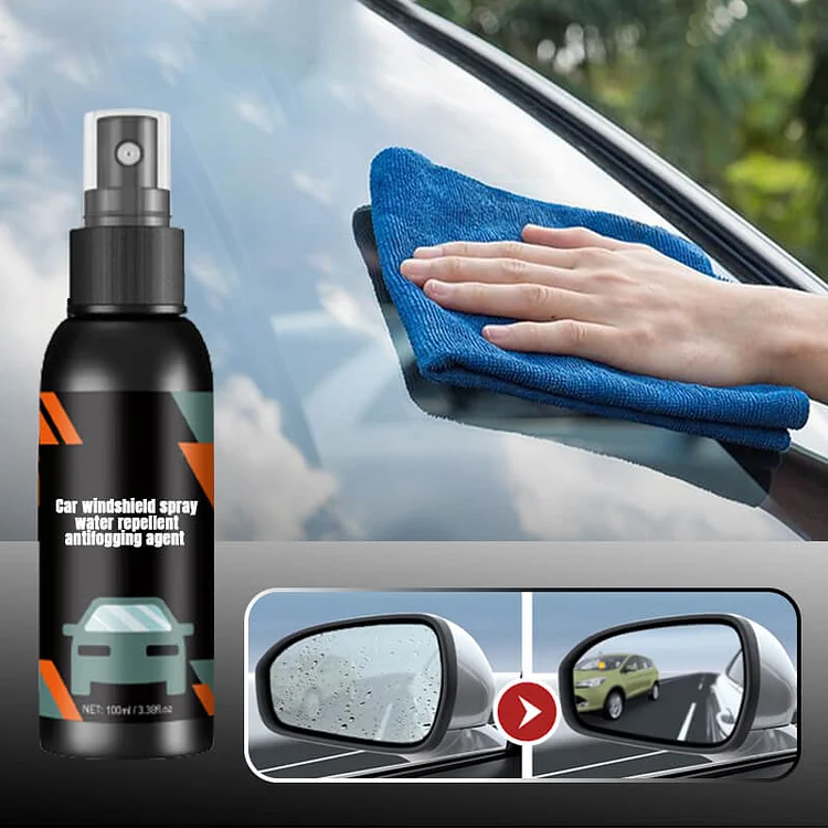 Car windshield spray water repellent antifogging agent