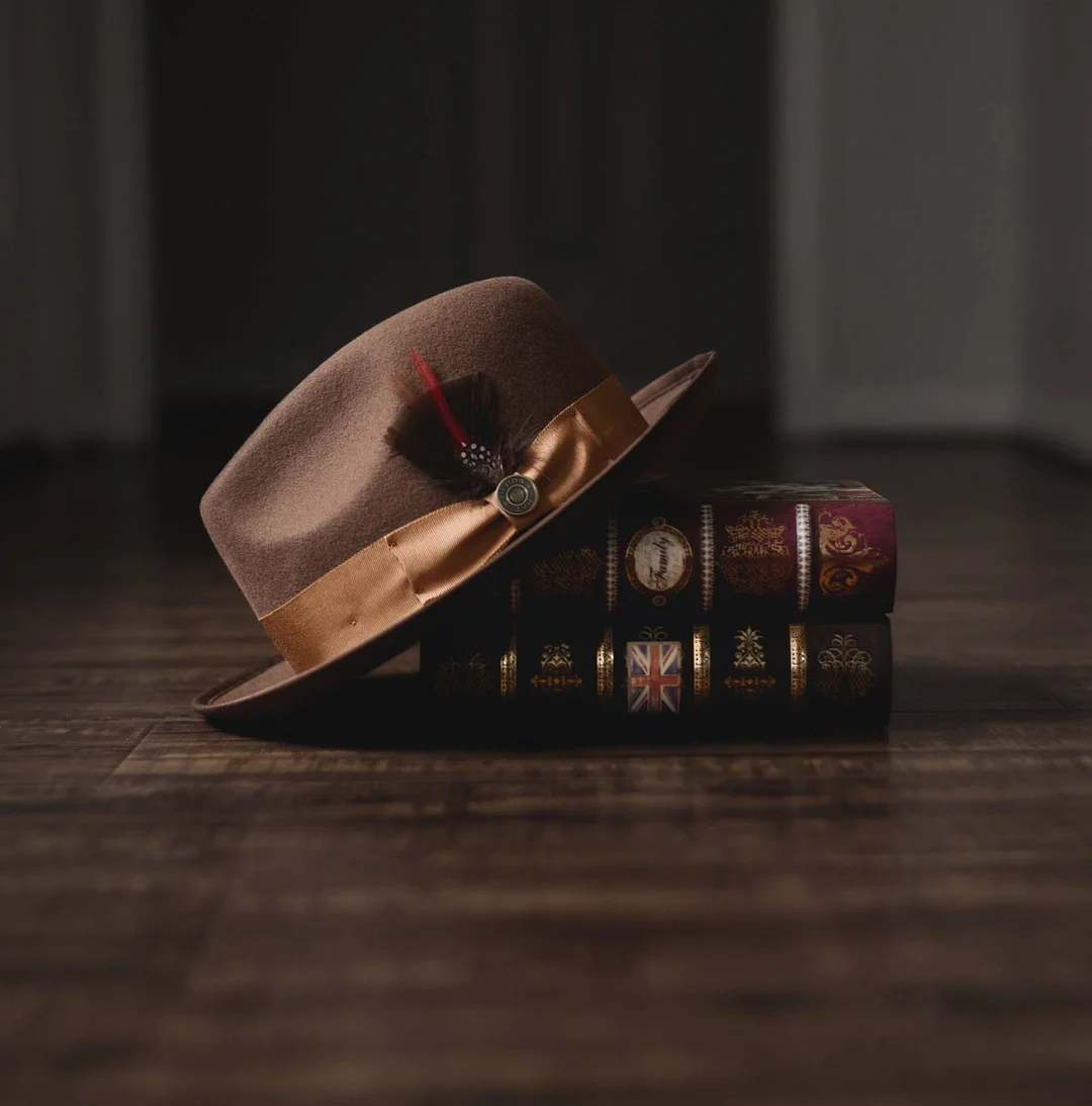 HatsFashion  Bikary Fedora &ndash; Brown[Fast shipping and box packing]