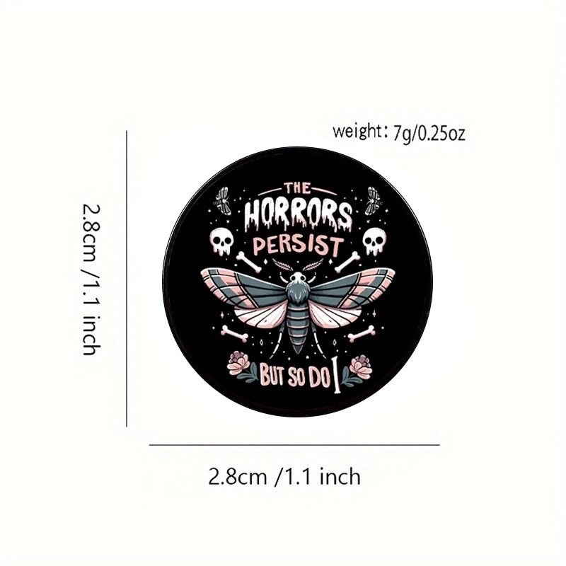 Casual Cartoon Style Letter Skull Alloy Women’s Brooches