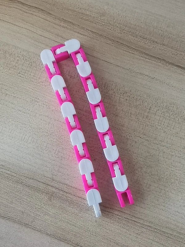 24-section Bicycle Plastic Chain Track Decompression Toy