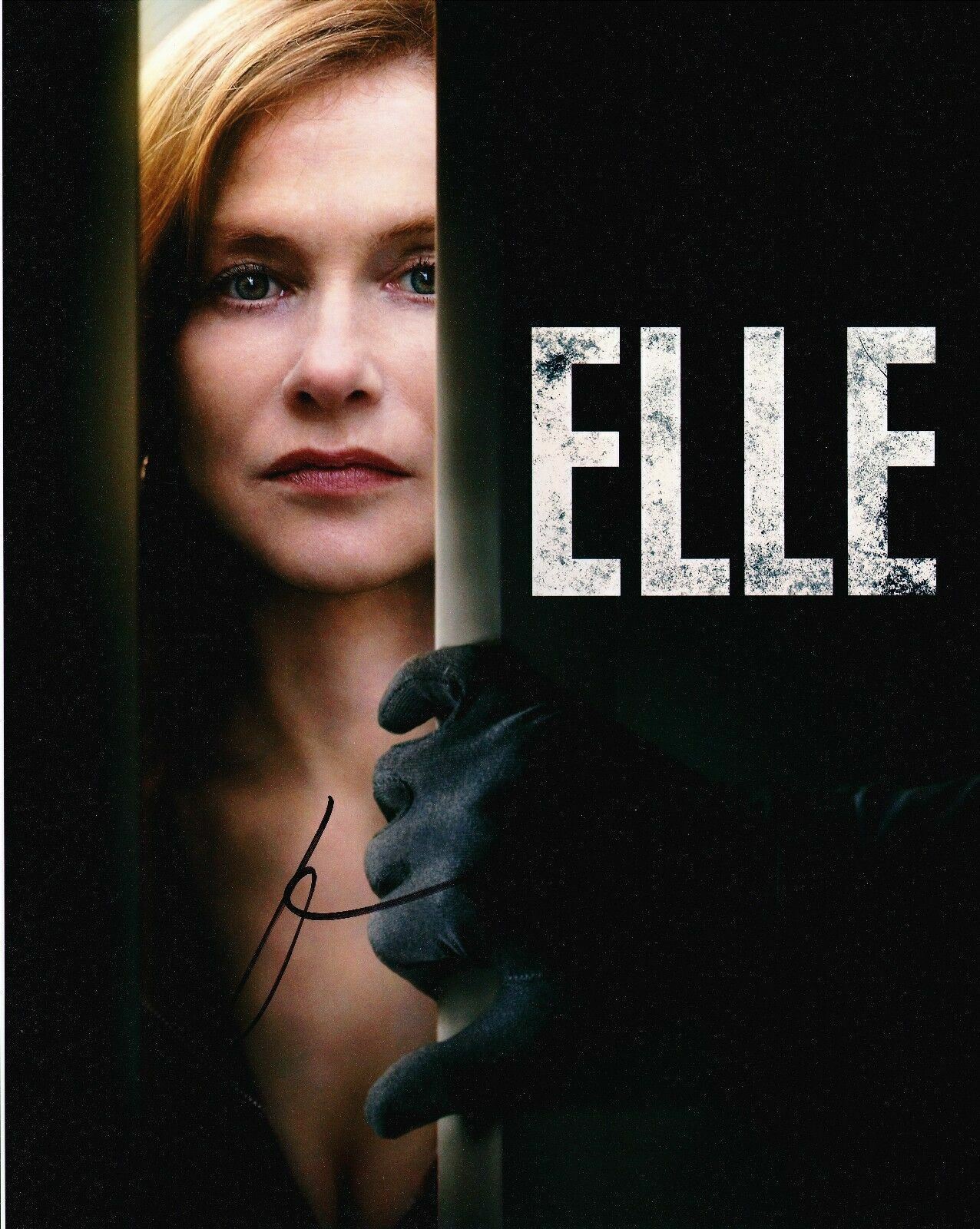 Isabelle Huppert Signed 10X8 Photo Poster painting ELLE MOVIE AFTAL COA (7312)