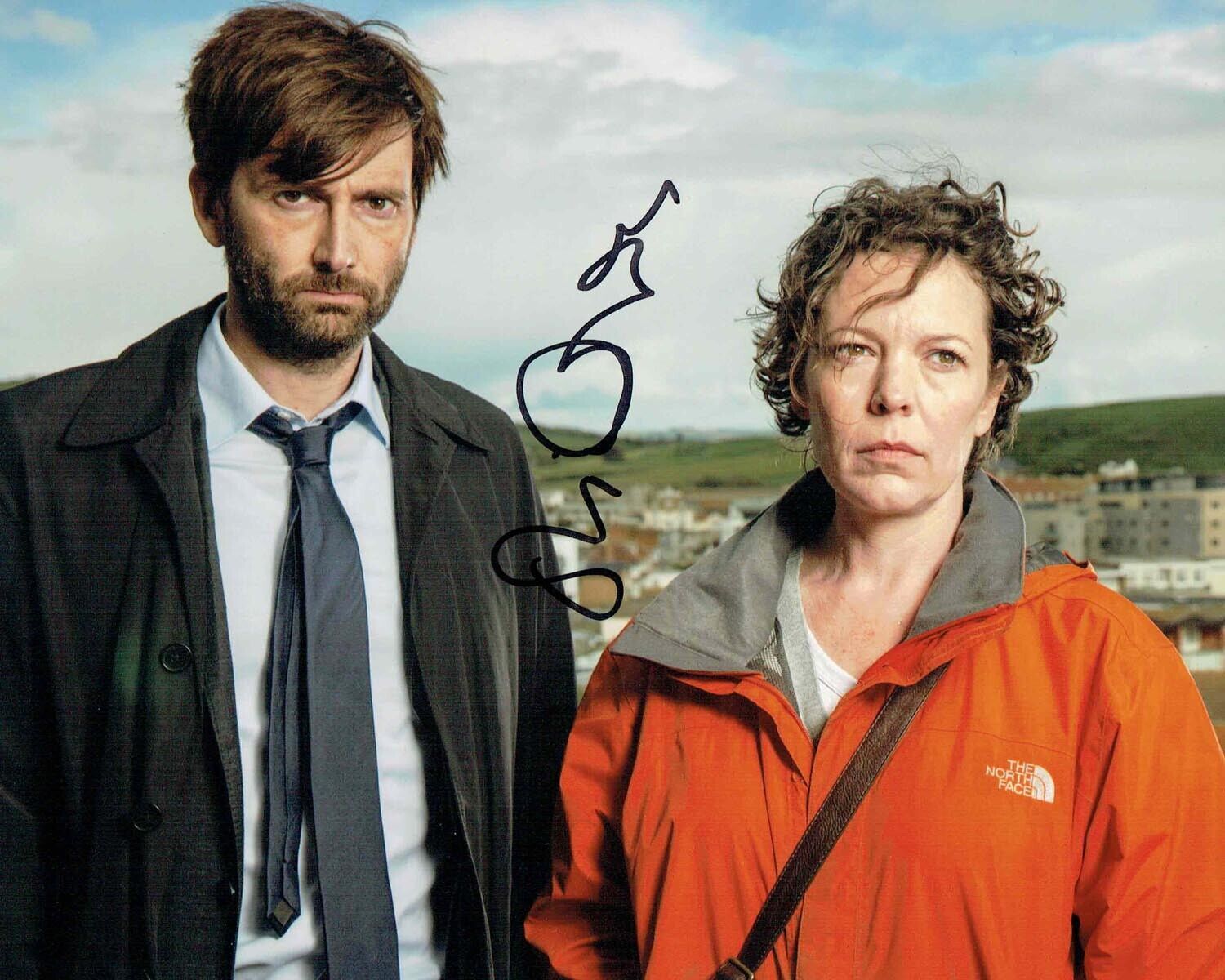 Olivia COLMAN Signed Autograph Photo Poster painting A English Actress AFTAL COA Broadchurch