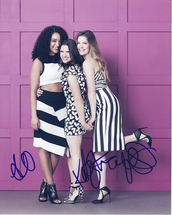 KATIE STEVENS AISHA DEE and MEGHANN FAHY signed THE BOLD TYPE 8x10 Photo Poster painting