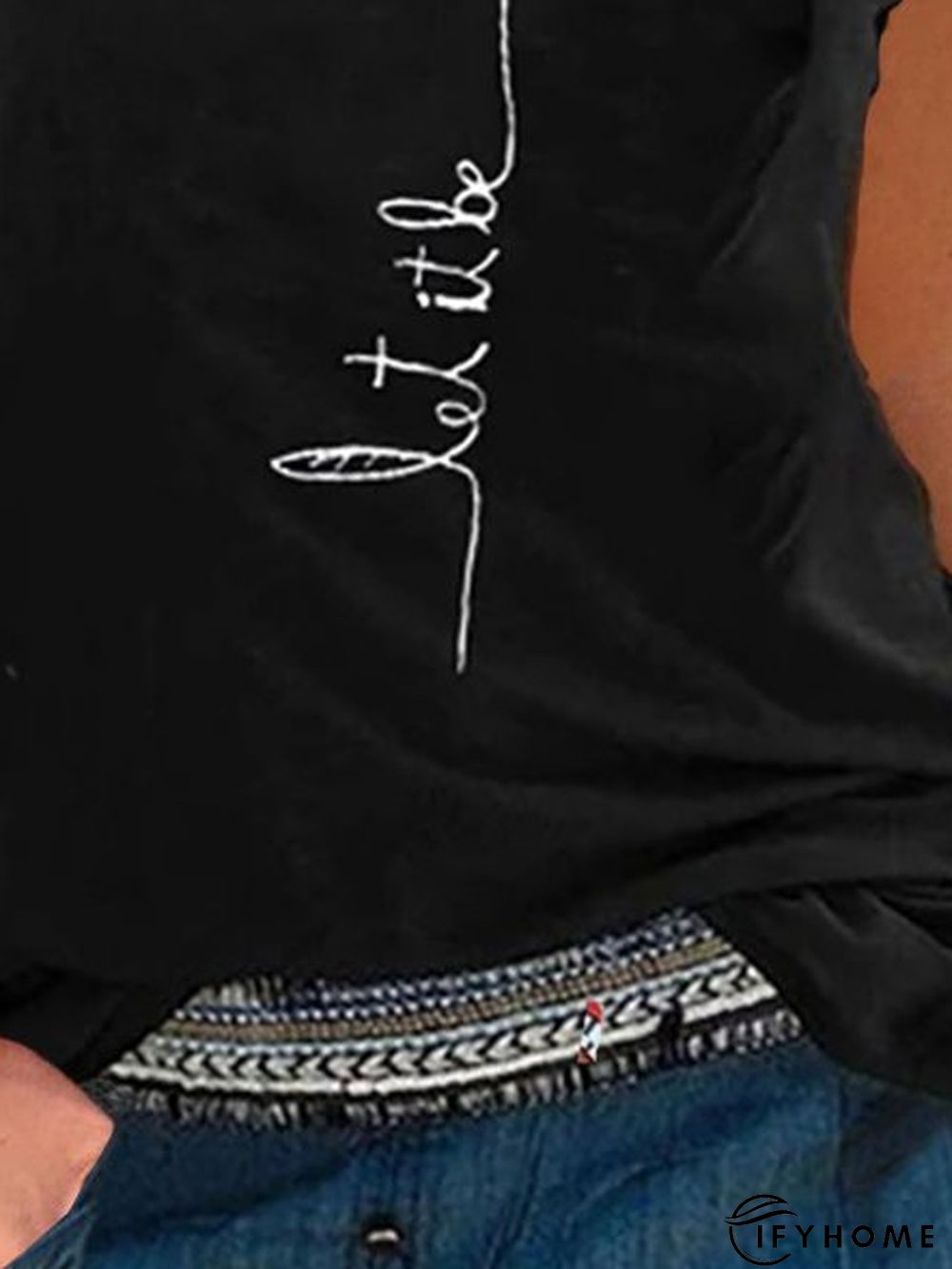 Black Shift Sleeveless Floral Holiday shirt & Top | IFYHOME