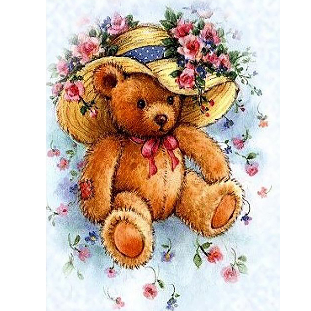

Cartoon Bear - Round Drill Diamond Painting - 30*40CM, 501 Original