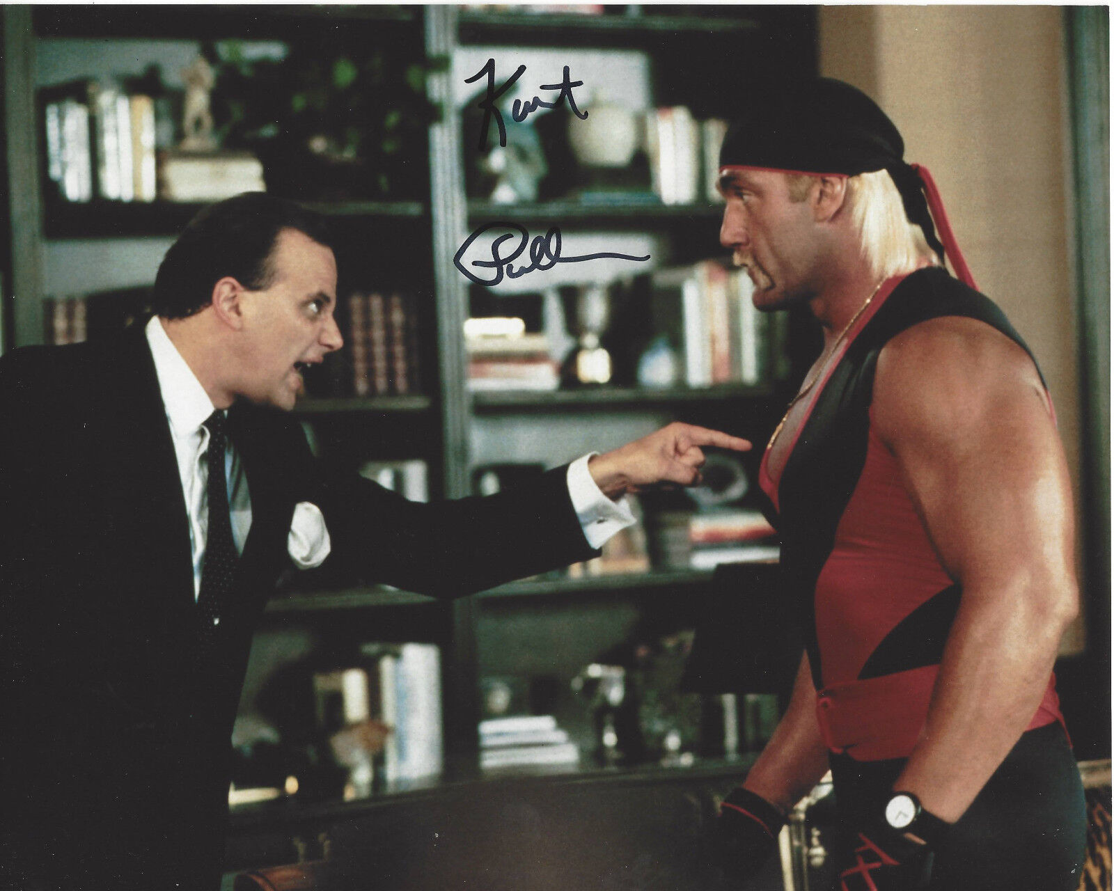 ACTOR KURT FULLER SIGNED AUTHENTIC 'NO HOLDS BARRED' 8X10 Photo Poster painting COA HULK HOGAN