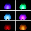 Bicycle Taillight Creative Egg Light Outdoor Night Riding High Brightness Heartbeat Warning Light Backpack Hanging Light Cycling Equipment