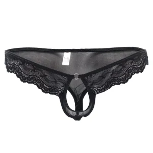 Men's Sheer Lace Macho Thong