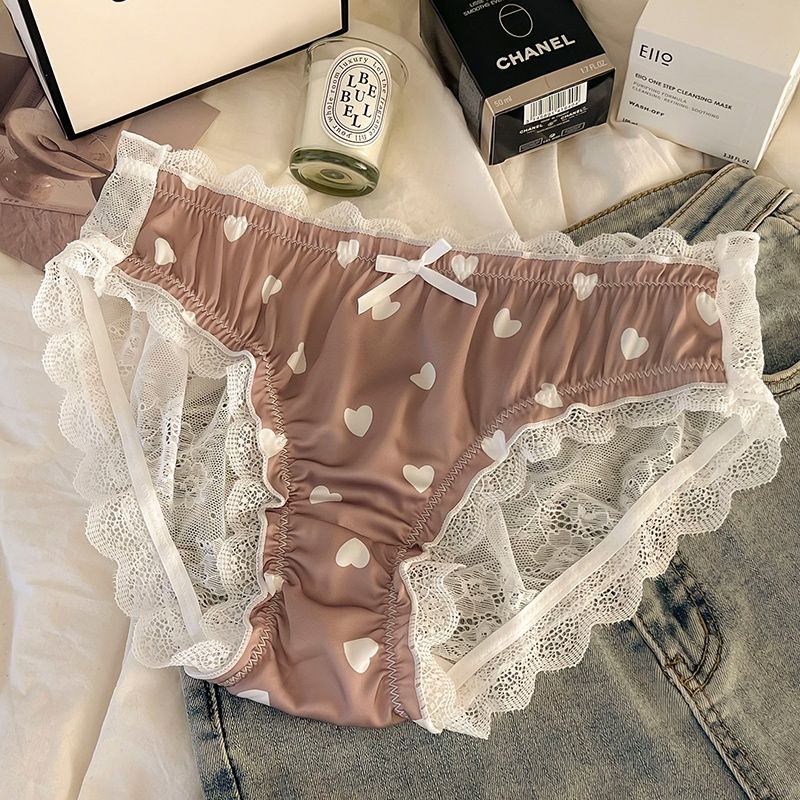 Satin Sexy Lace Plus Size Panties