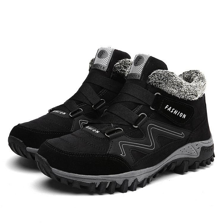 🔥Hot Sale 49% OFF🔥Women/Men's Winter Thermal Villi Leather Platform Fashion High Top Boots