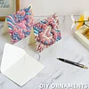 6PCS Diamond Painting Seaside Greeting Cards Postcards with Envelopes