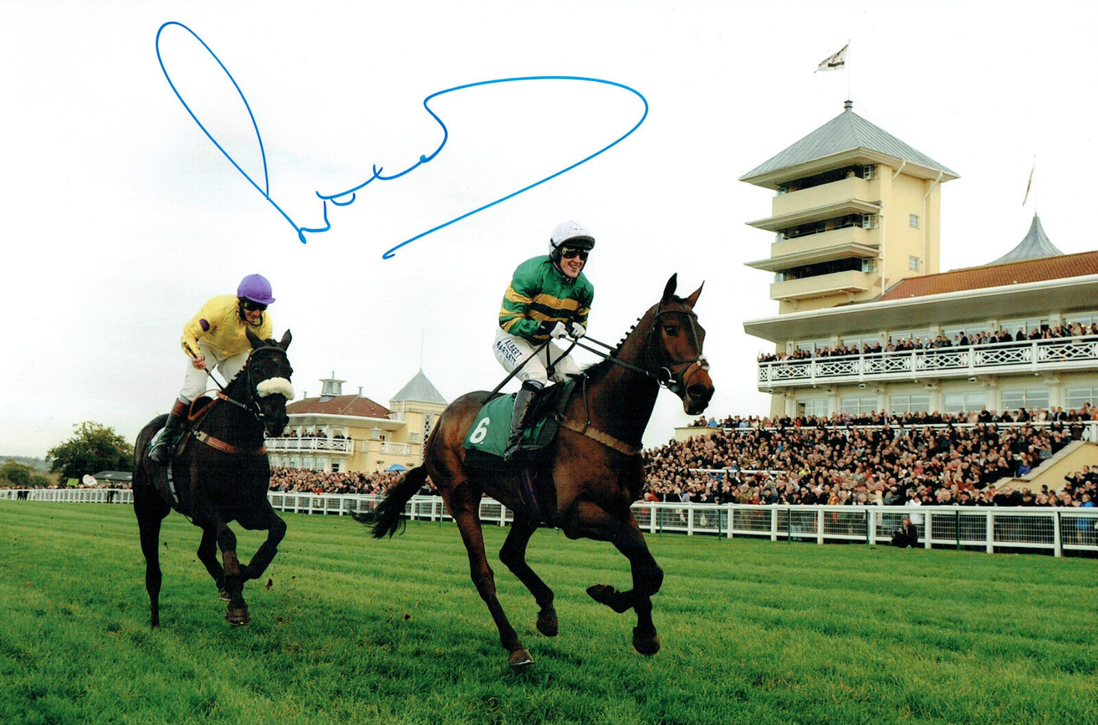 Tony AP McCOY Signed Autograph 12x8 Jockey Photo Poster painting Gold Cup Winner AFTAL COA