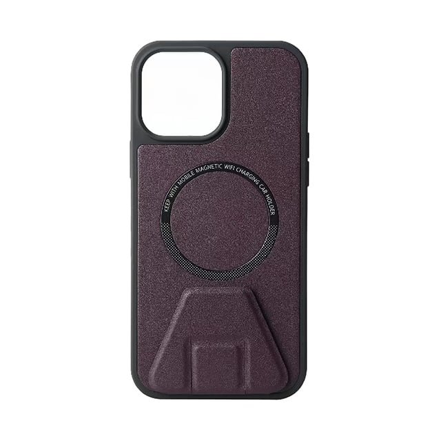 Folding Stand Magnetic Charging Case Cover for iPhone