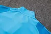 Joyfball 2024/2025 Flamenco Long Zipped Jacket Blue Soccer Jersey 1:1 Thai Quality 
