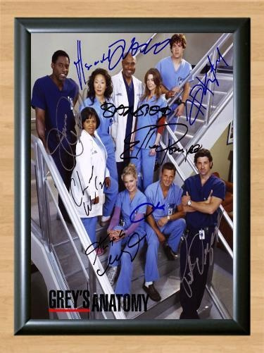 Greys Anatomy Justin Chamber Cast Signed Autographed Photo Poster painting Poster Print Memorabilia A3 Size 11.7x16.5
