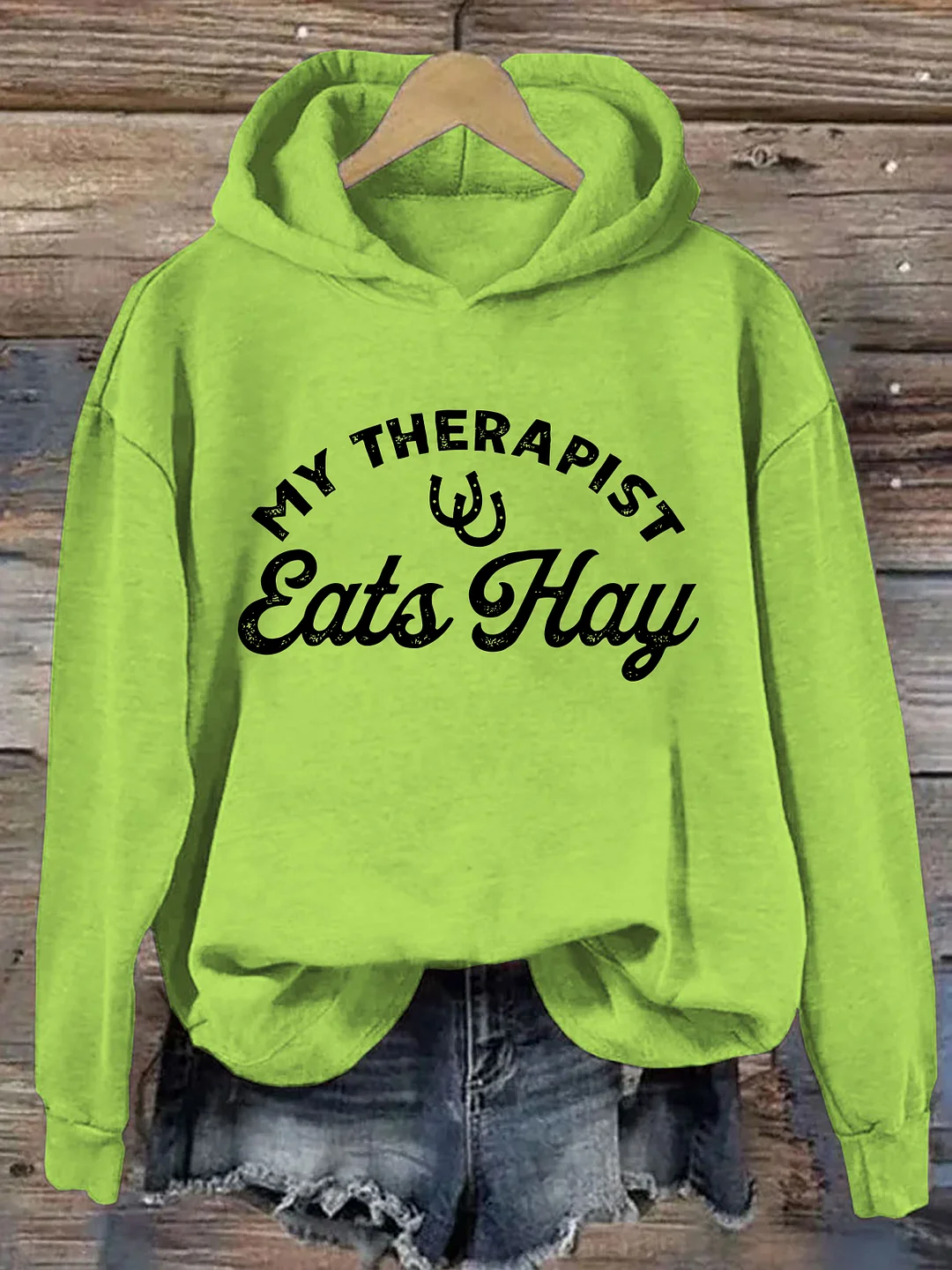 My Therapist Eats Hay Hoodie