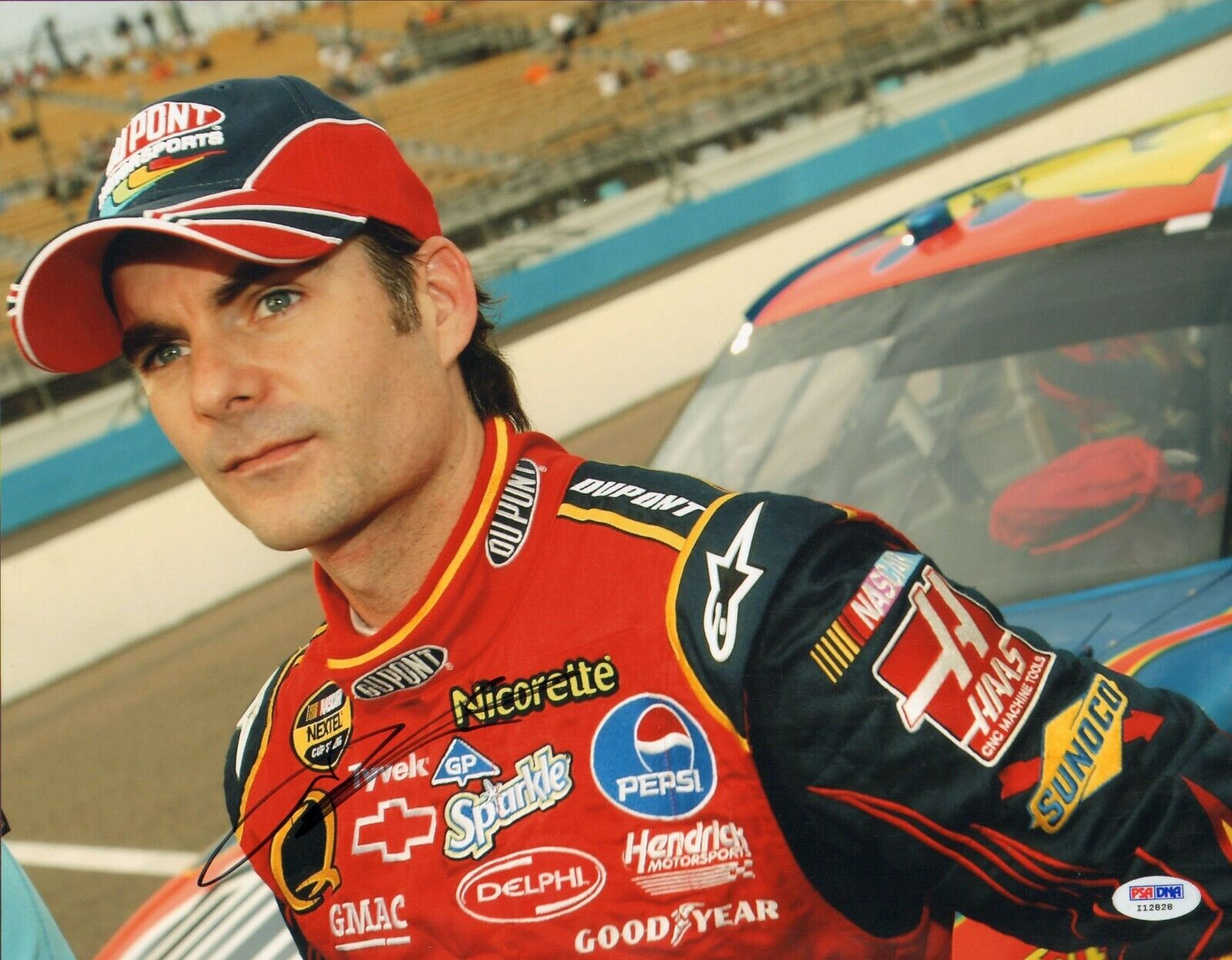 Jeff Gordon Signed 11x14 Photo Poster painting PSA/DNA COA NASCAR 24 Car Chevy Picture Autograph