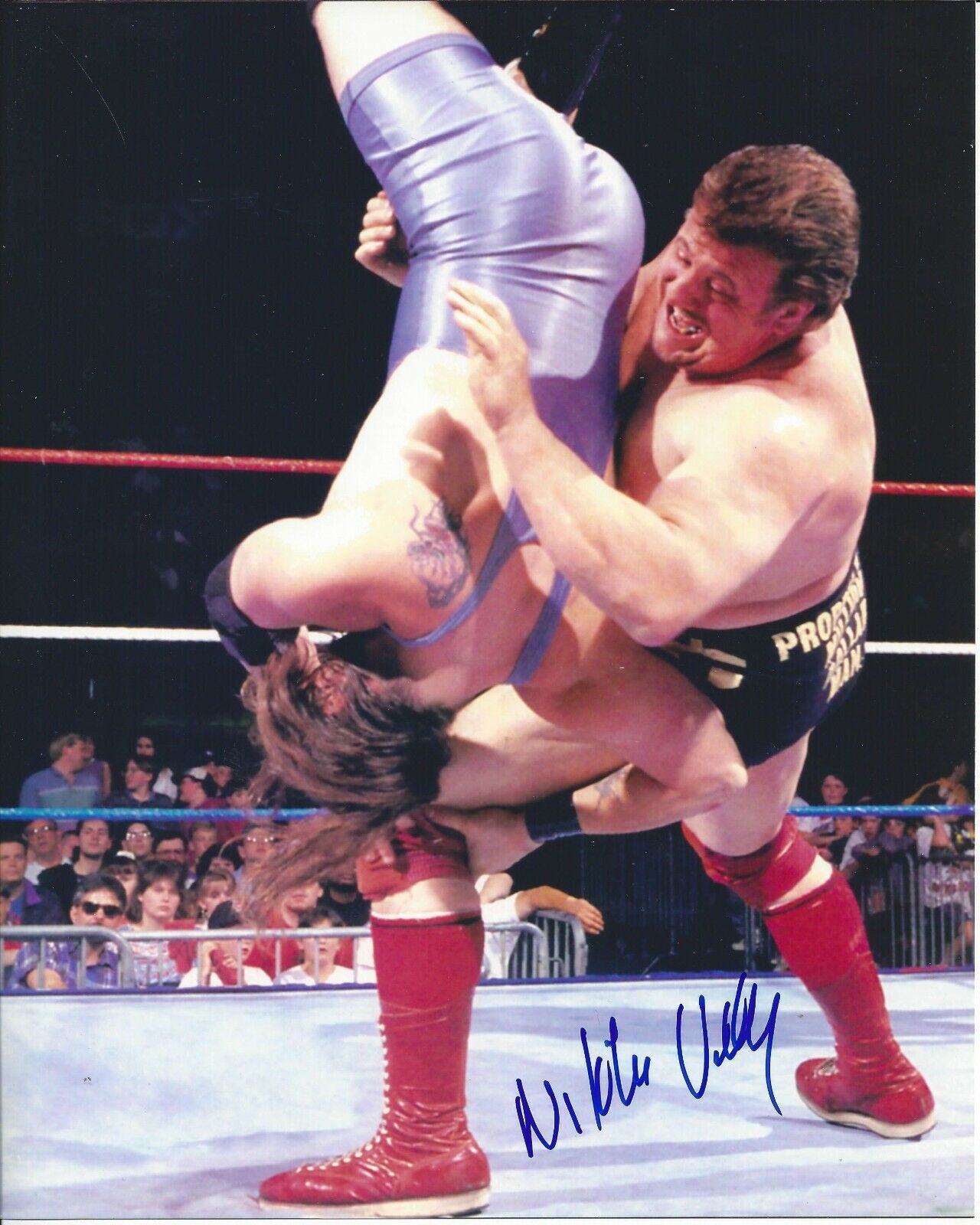 Nikolai Volkoff autographed 8x10 In Person WWE Iron Shiek Deceased #4