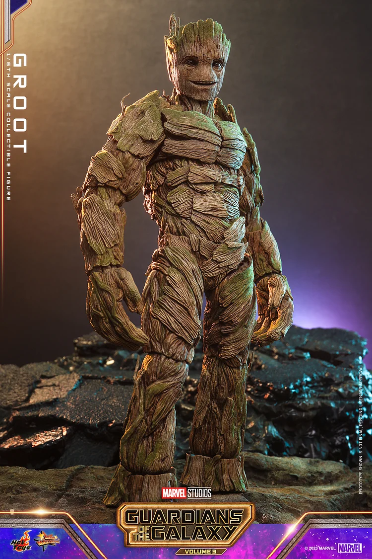 PRE-ORDER HotToys Guardians of the Galaxy Vol.3 Groot（MMS706 ＆ MMS707)  1/6 Action Figure 