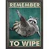 Remember To Wipe-11CT Stamped Cross Stitch 40*55cm tapestrymarket