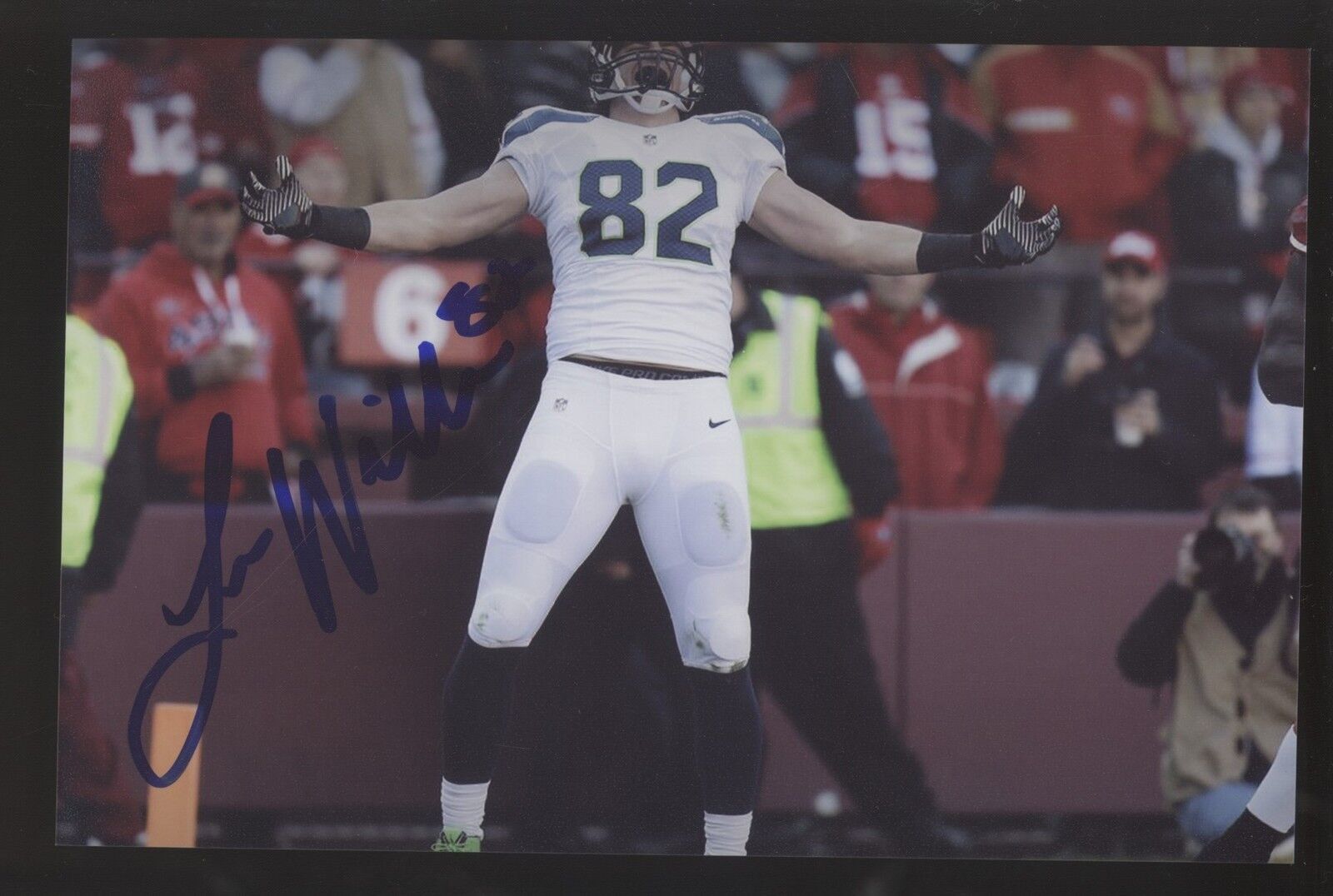 Luke Willson 4x6 Photo Poster painting Autographed Signed AUTO Seahawks SB Champion SPH 0364