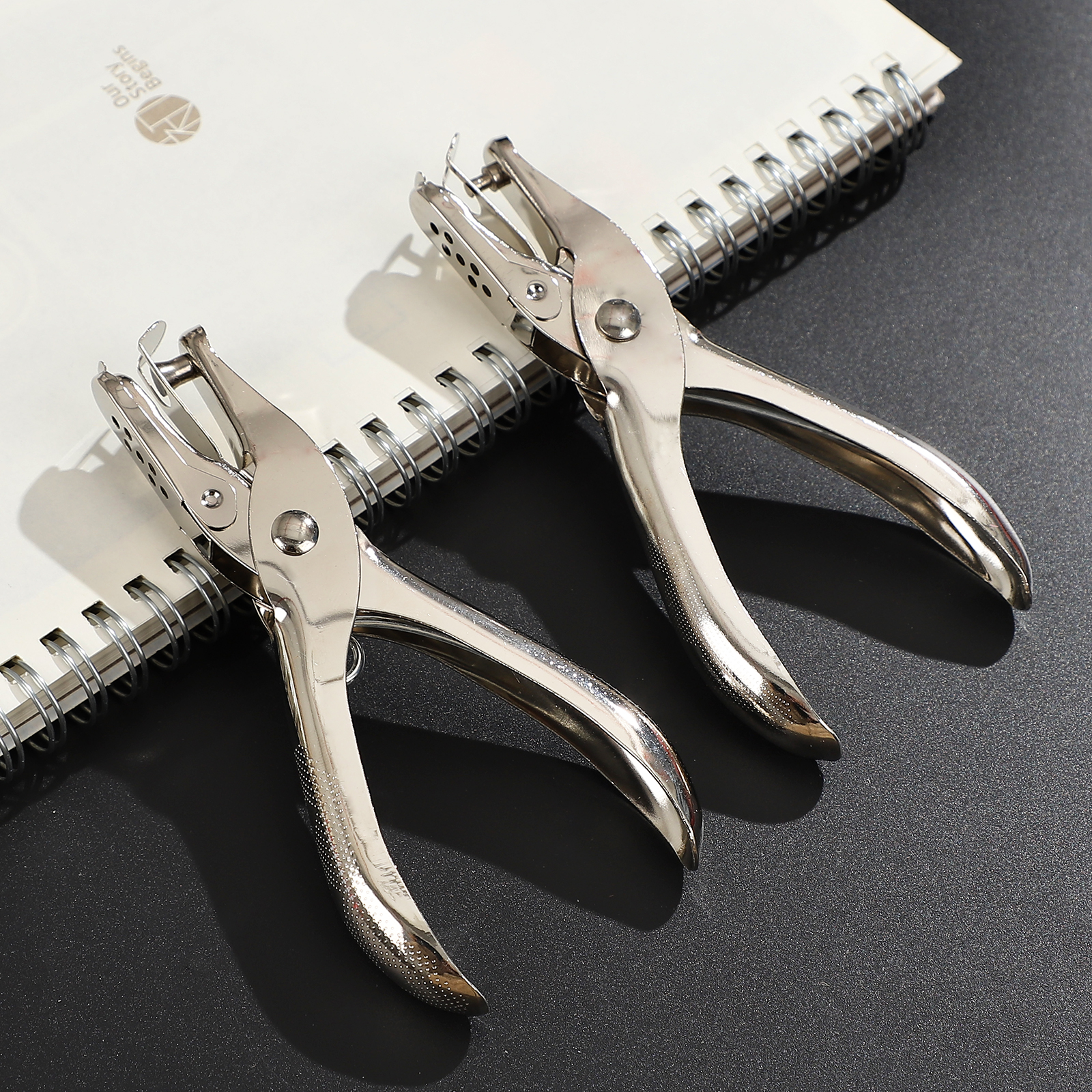 Journalsay 3mm/6mm 용지 단일 구멍 루즈리프 펀칭기 용지 펀칭 금속 펀처