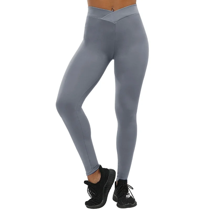 Women Leggings Fitness Workout Legging Push Up Sports Jegging Feamle Sexy V-Waist Legging Women