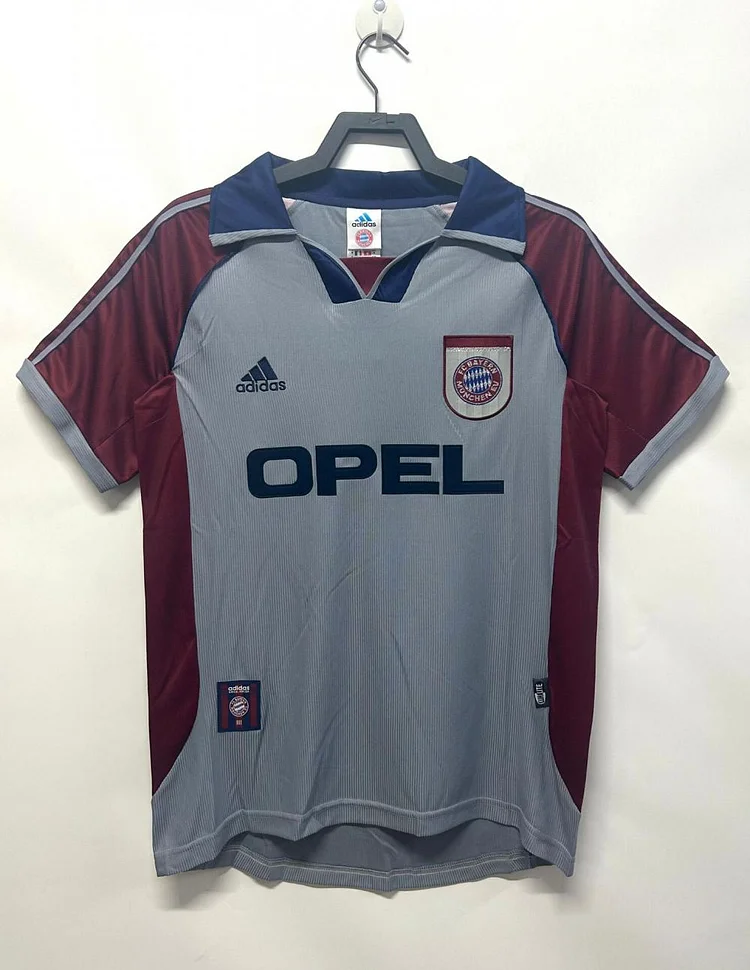 Retro 98-99 Bayern Away Gray Jersey