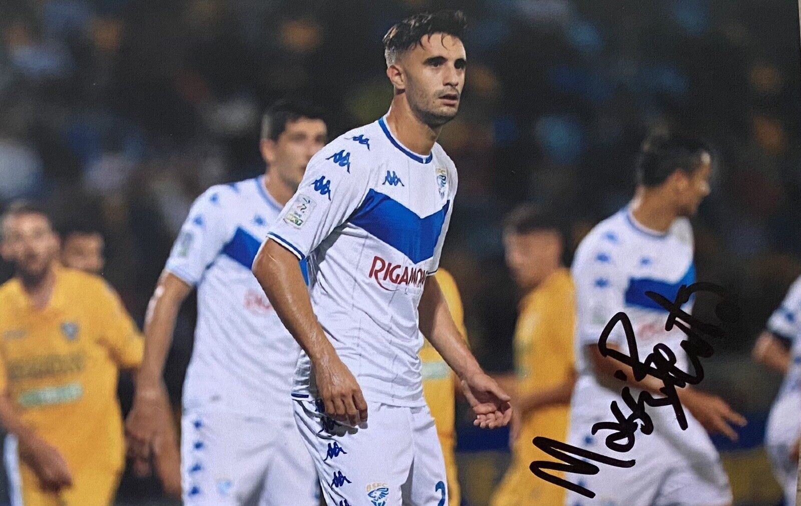 Massimo Bertagnoli Hand Signed Brescia 6X4 Photo Poster painting