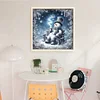 Snowman-14CT Stamped Cross Stitch 40*40cm