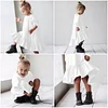 Kid Baby Girl Ruffled Loose Long Sleeve Round Neck Dress