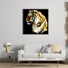 Bead Embroidery - Partial Printed 9CT Tiger(47x45 CM)