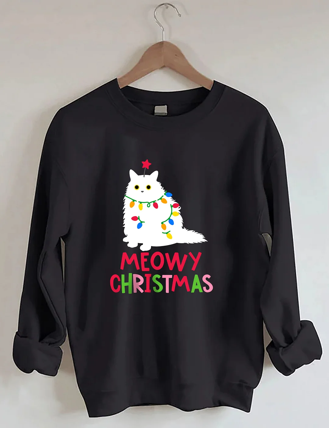 Meowy Christmas Sweatshirt