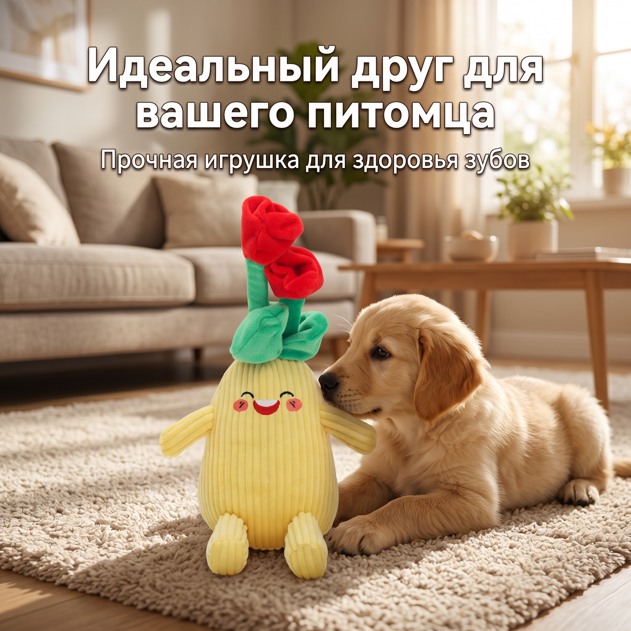 GOPET&reg; Собачьи игрушки звукостойкие к укусам Кокки плюшевые игрушки