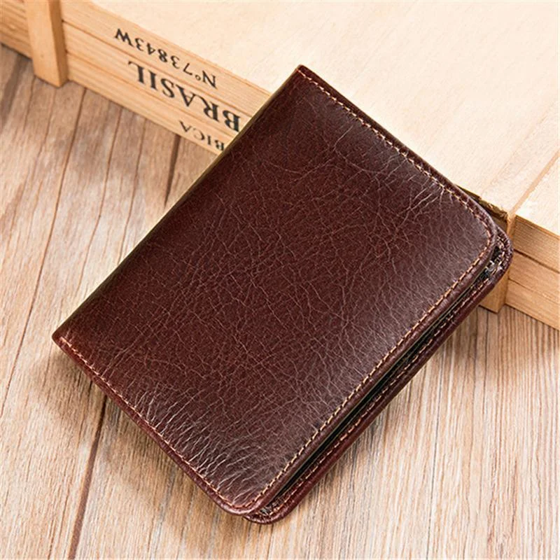 Anti-Theft RFID Blocking Vintage Cash Cards Wallets For Men