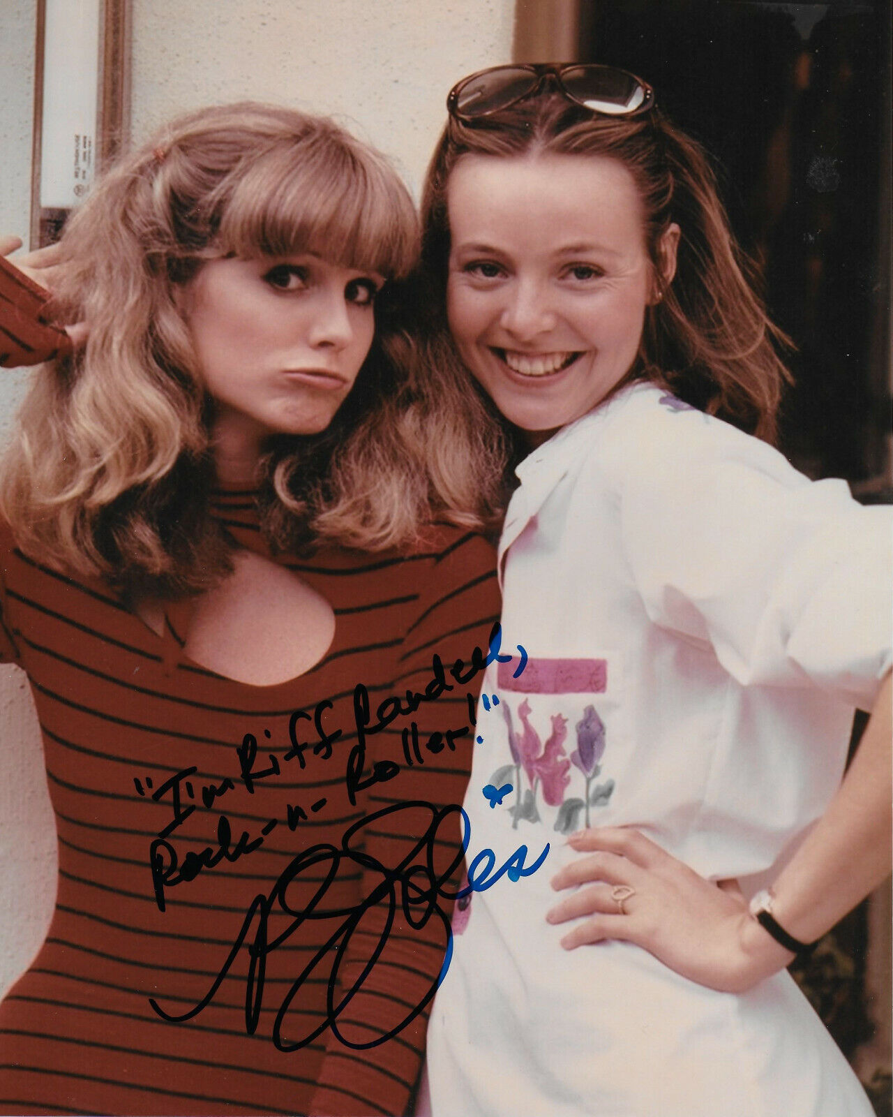 PJ Soles Rock 'n' Roll High School Original Autographed 8X10 Photo Poster painting #3