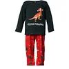 Family Parent-child Autumn Dinosaur Print Christmas Pajamas