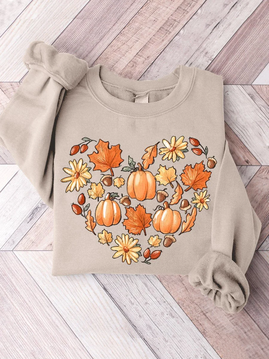 Eagerlys Women's Love Fall Y'All Casual  Sweatshirt Eagerlys