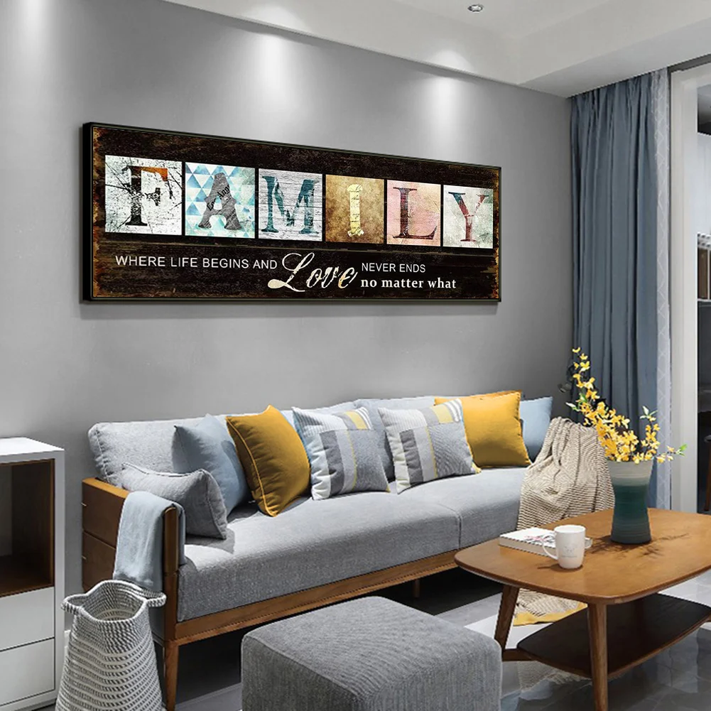 11ct 3-Strand Stampted Cross Stitch - Family(90*30cm)