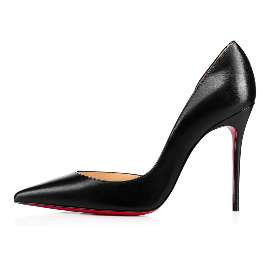 100mm Women's Iriza Party Wedding Red Soles Heels Fashion Pumps-vocosishoes