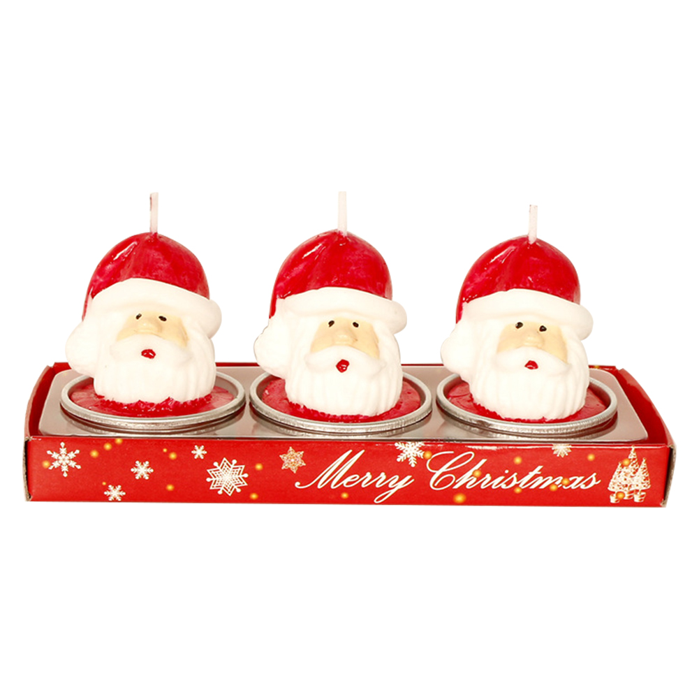 

3pcs Christmas Candle Light (Santa Claus), 501 Original
