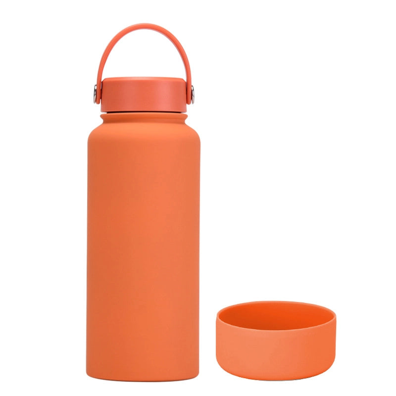 Casual Solid Color Stainless Steel Thermos Cup