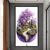 Landscape Leaf Silhouette-11CT Stamped Cross Stitch 40*70cm(Big Size) tapestrymarket