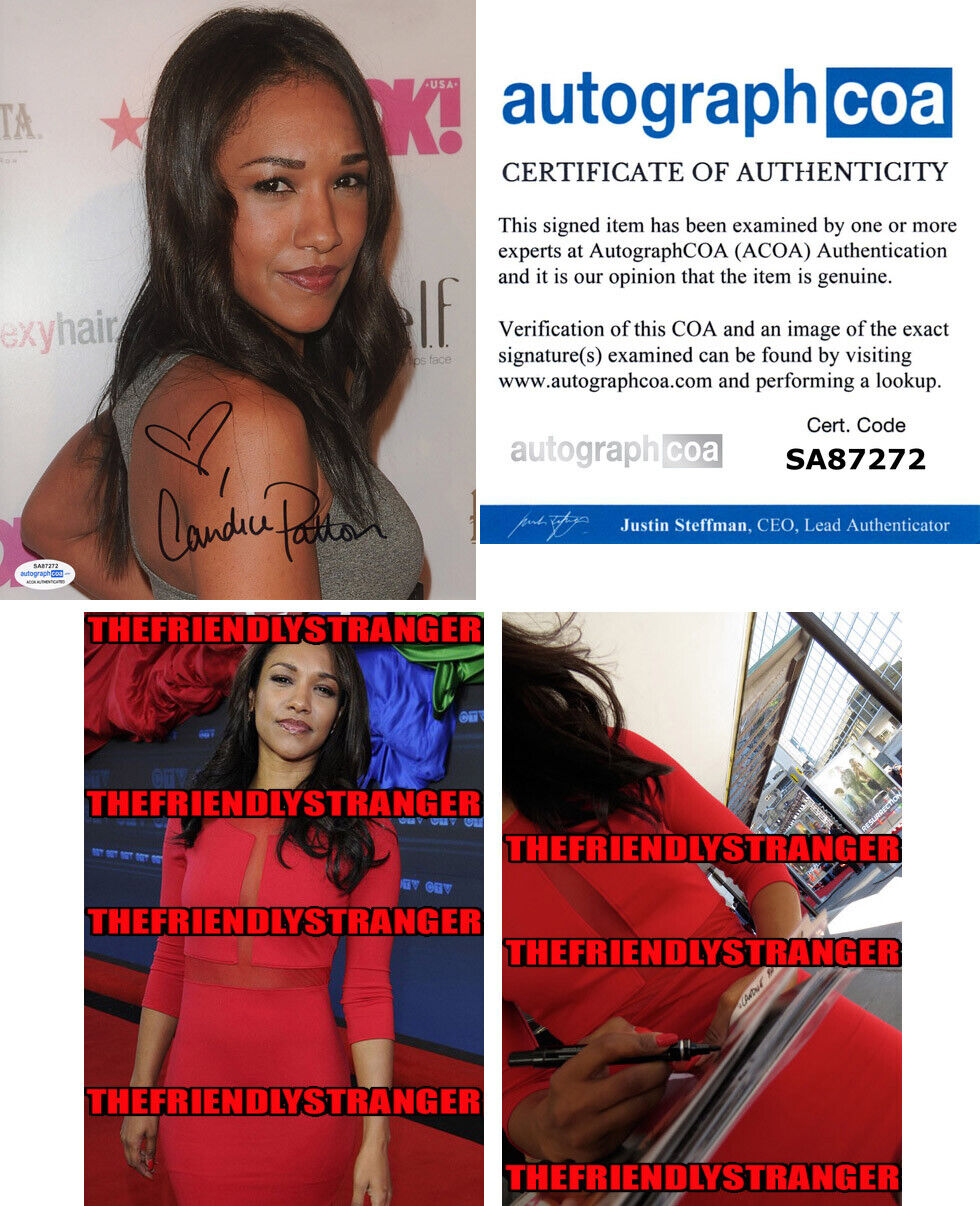 CANDICE PATTON signed Autographed 8X10 Photo Poster painting b PROOF Hot IRIS The Flash ACOA COA